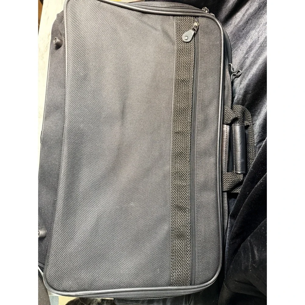 Samsonite Silhouette 4‎ Black Soft Suitcase Luggage 7 Compartment 22